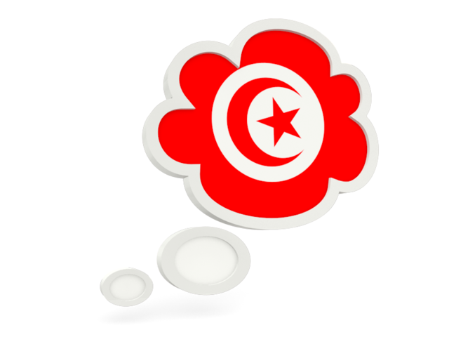 Bubble icon. Download flag icon of Tunisia at PNG format