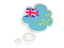 Tuvalu. Bubble icon. Download icon.