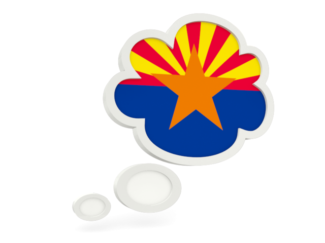 Bubble icon. Download flag icon of Arizona