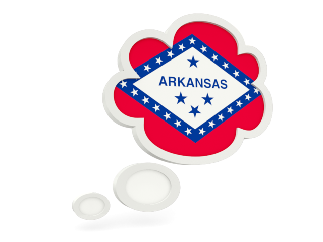 Bubble icon. Download flag icon of Arkansas