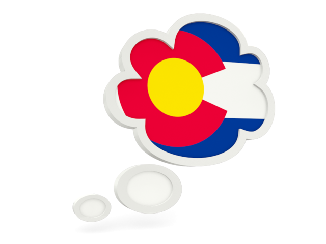 Bubble icon. Download flag icon of Colorado