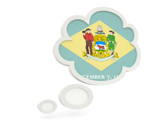 Bubble icon. Download flag icon of Delaware