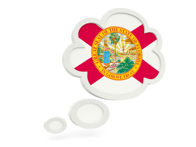 Bubble icon. Download flag icon of Florida