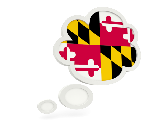 Bubble icon. Download flag icon of Maryland