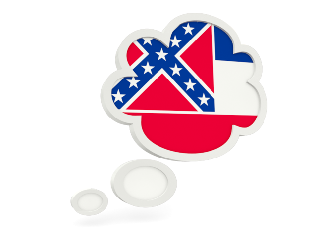 Bubble icon. Download flag icon of Mississippi