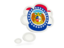 Flag of state of Missouri. Bubble icon. Download icon
