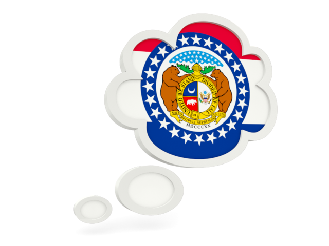 Bubble icon. Download flag icon of Missouri