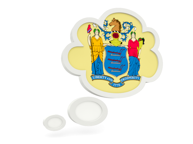 Bubble icon. Download flag icon of New Jersey