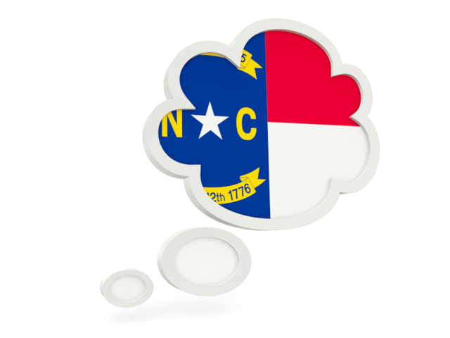 Bubble icon. Download flag icon of North Carolina