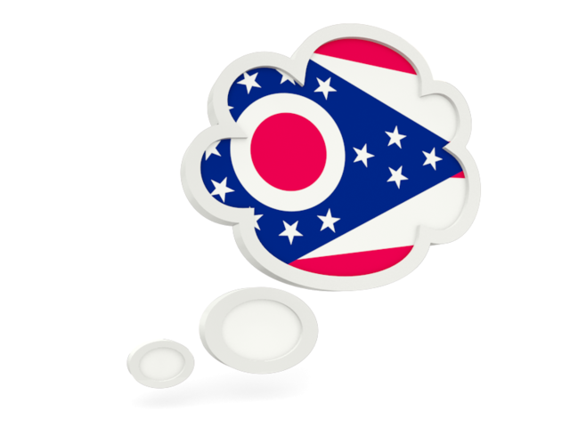 Bubble icon. Download flag icon of Ohio