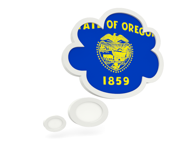 Bubble icon. Download flag icon of Oregon