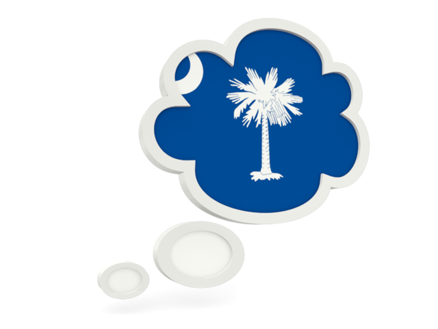 Bubble icon. Download flag icon of South Carolina