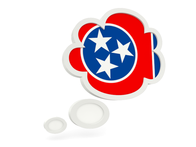 Bubble icon. Download flag icon of Tennessee
