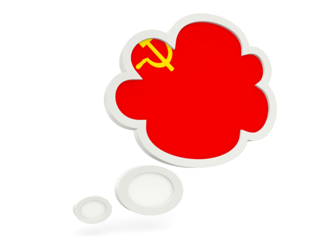 Bubble icon. Download flag icon of Soviet Union at PNG format