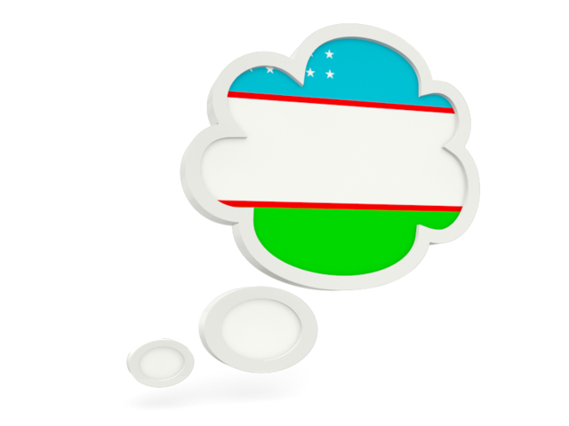 Bubble icon. Download flag icon of Uzbekistan at PNG format