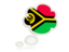 Vanuatu. Bubble icon. Download icon.