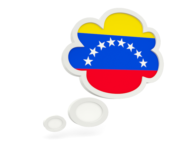 Облачко с флагом. Скачать флаг. Венесуэла