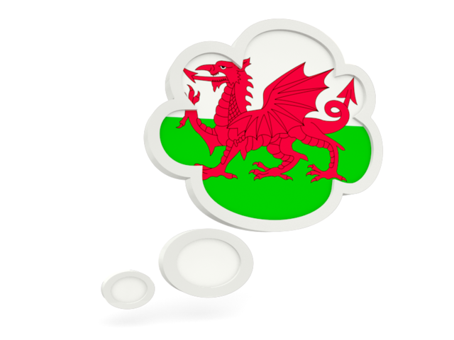Bubble icon. Download flag icon of Wales at PNG format