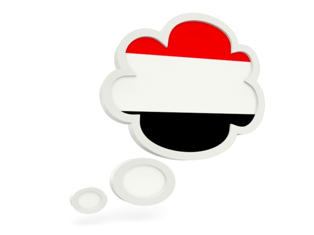Bubble icon. Download flag icon of Yemen at PNG format