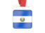 El Salvador. Card with ribbon. Download icon.