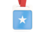 Somalia. Card with ribbon. Download icon.