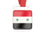 Syria. Card with ribbon. Download icon.