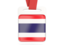 Thailand. Card with ribbon. Download icon.