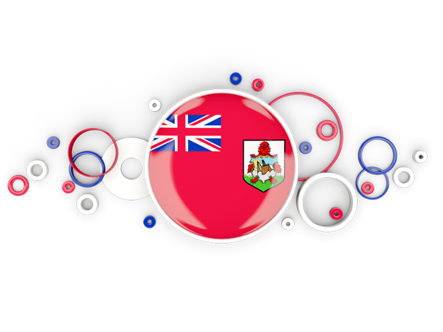 Circle background. Download flag icon of Bermuda at PNG format