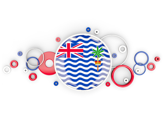 Circle background. Download flag icon of British Indian Ocean Territory at PNG format