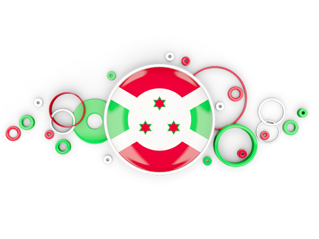 Circle background. Download flag icon of Burundi at PNG format