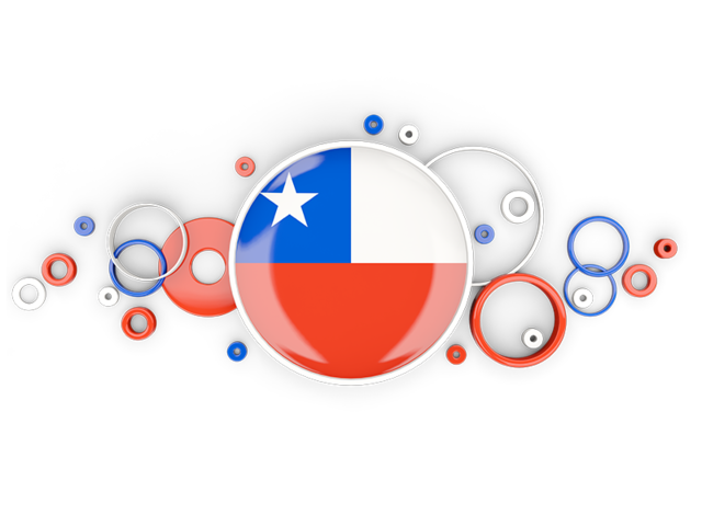 Circle background. Download flag icon of Chile at PNG format