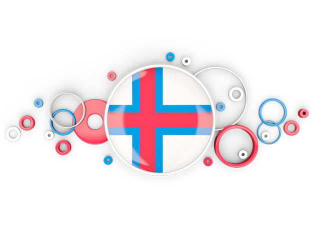 Circle background. Download flag icon of Faroe Islands at PNG format