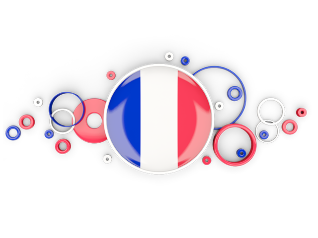 Circle background. Download flag icon of France at PNG format