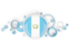 Guatemala. Circle background. Download icon.
