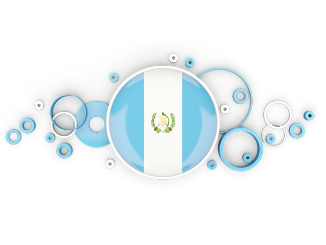 Circle background. Download flag icon of Guatemala at PNG format