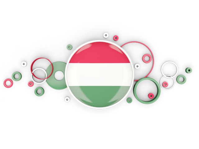 Circle background. Download flag icon of Hungary at PNG format