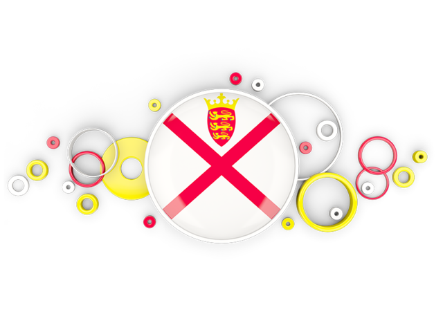 Circle background. Download flag icon of Jersey at PNG format