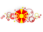 Macedonia. Circle background. Download icon.