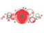 Morocco. Circle background. Download icon.