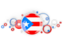 Puerto Rico. Circle background. Download icon.