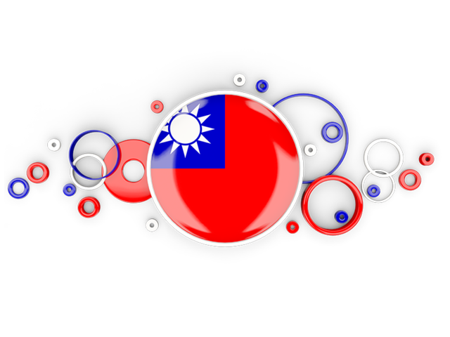 Circle background. Download flag icon of Taiwan at PNG format
