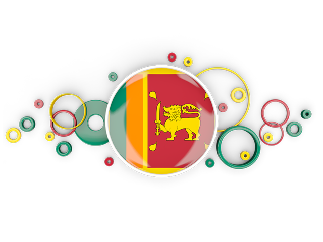 Circle background. Download flag icon of Sri Lanka at PNG format