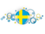 Sweden. Circle background. Download icon.