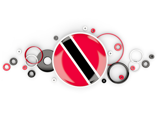 Circle background. Download flag icon of Trinidad and Tobago at PNG format