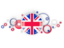 United Kingdom. Circle background. Download icon.