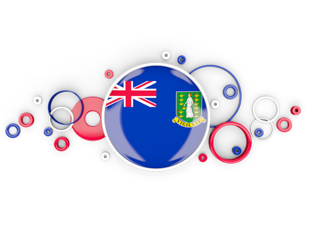 Circle background. Download flag icon of Virgin Islands at PNG format