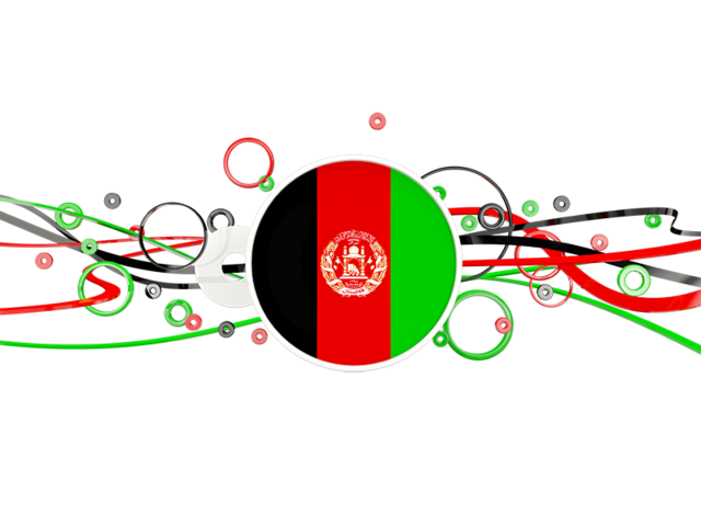 Circles with lines. Download flag icon of Afghanistan at PNG format