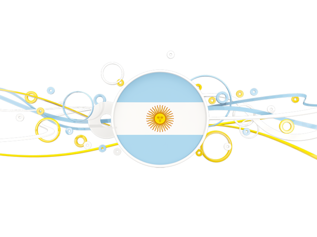 Circles with lines. Download flag icon of Argentina at PNG format
