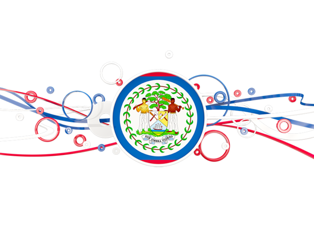 Circles with lines. Download flag icon of Belize at PNG format