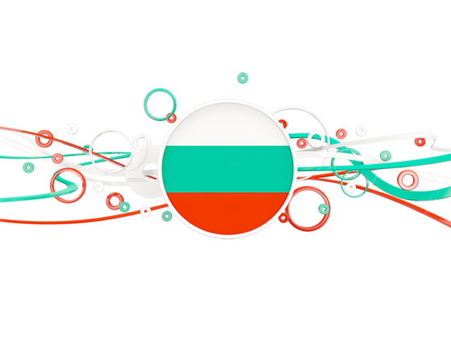 Circles with lines. Download flag icon of Bulgaria at PNG format